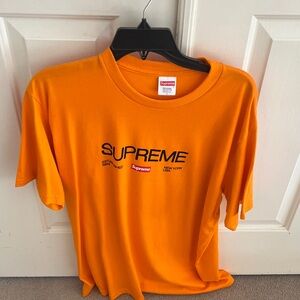 Supreme EST.1994 Tee Logo Vibrant Orange Tee